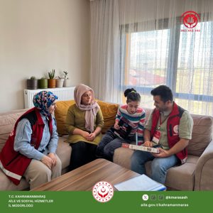 Afşin’de İşitme Engelli Çocuğumuza Aile Yılı Kapsamında Ziyaret - fotoğraf 1