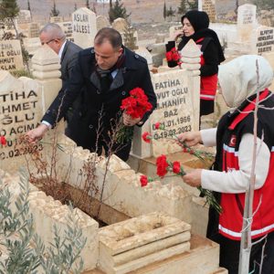 Depremde Hayatını Kaybeden Hemşerilerimizin Kabrini Ziyaret Ettik.  - fotoğraf 6