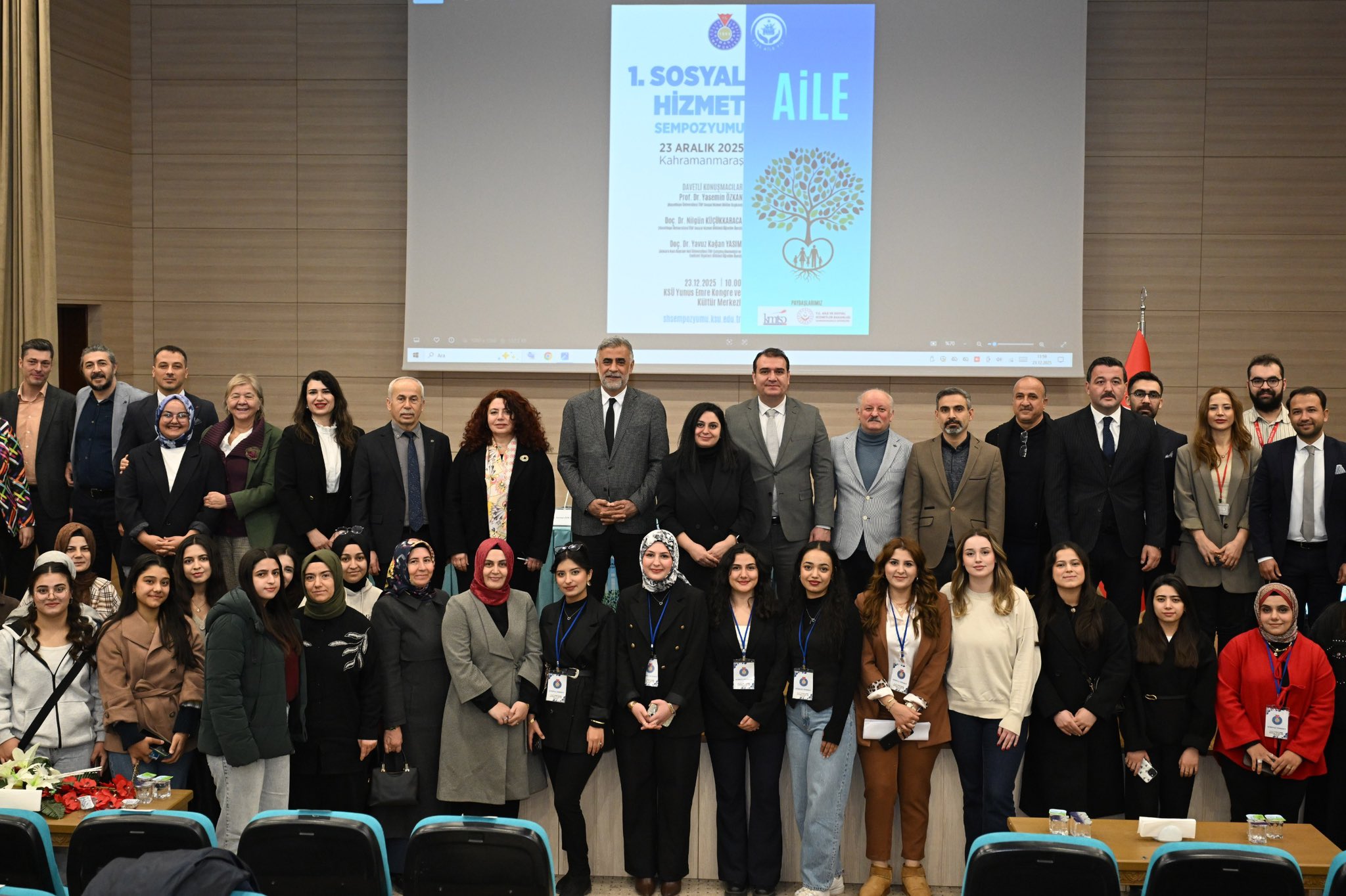 İl Müdürlüğümüz ile KSÜ İş Birliğinde 1. Sosyal Hizmet Sempozyumu Gerçekleştirildi