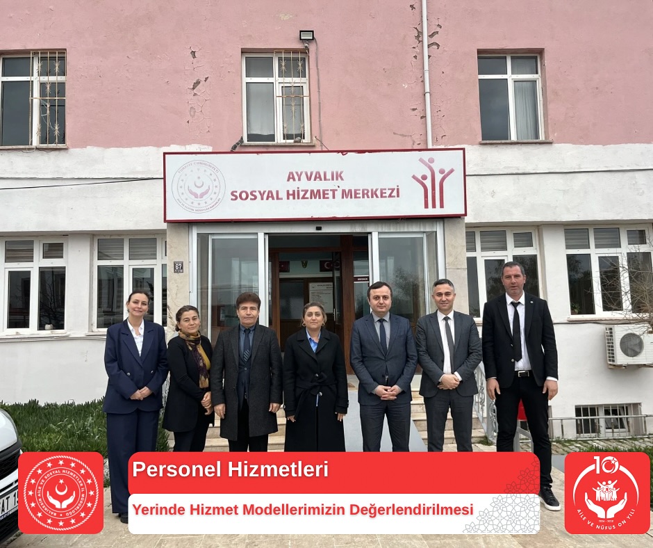 İl Müdürümüz Sayın Emine BÖÇKÜN, Ayvalık Sosyal Hizmet Merkezinde Görev Yapan Çalışma Arkadaşlarımızı Ziyaret Etti