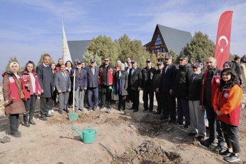 11 Kasım Milli Ağaçlandırma Günü Dolayısıyla Fidanlarımızı Toprakla Buluşturduk.