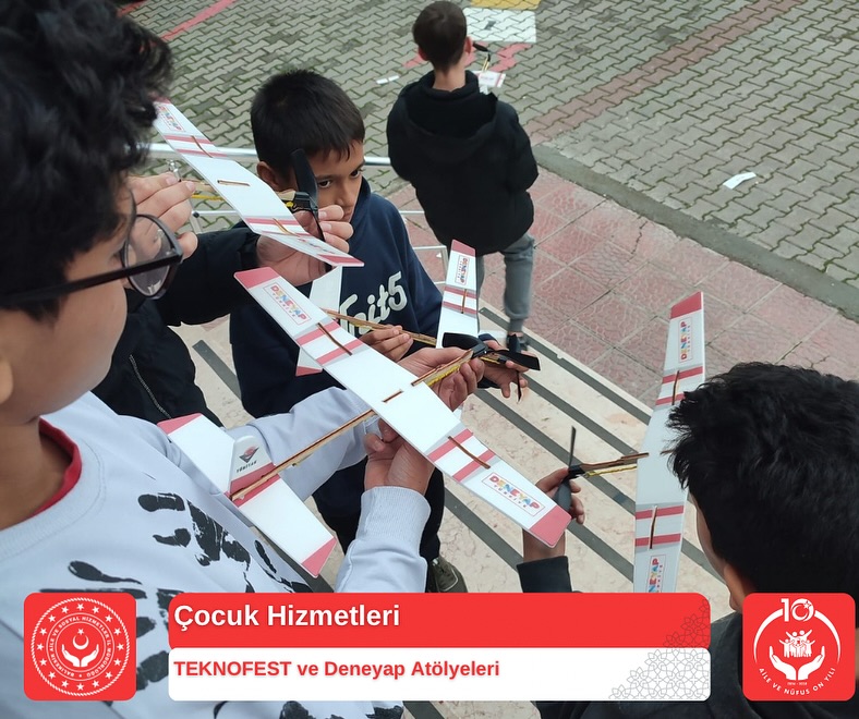Çocuklarımız TEKNOFEST ve Deneyap Atölyeleri ile Bilimle Buluştu