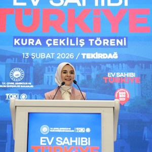 Aile ve Sosyal Hizmetler Bakanımız Göktaş, Tekirdağ'da sosyal konutların kura çekilişinde konuştu - fotoğraf 1