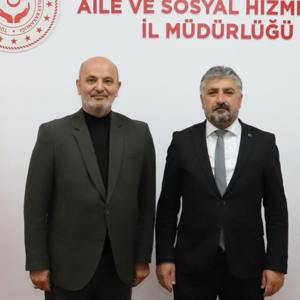 İl Müdürümüz Yakup KÜTÜK, İzmir Aile ve Sosyal Hizmetler İl Müdürü Abdullah KÖMÜRCÜOĞLU’nu ziyaret etti.  - fotoğraf 1