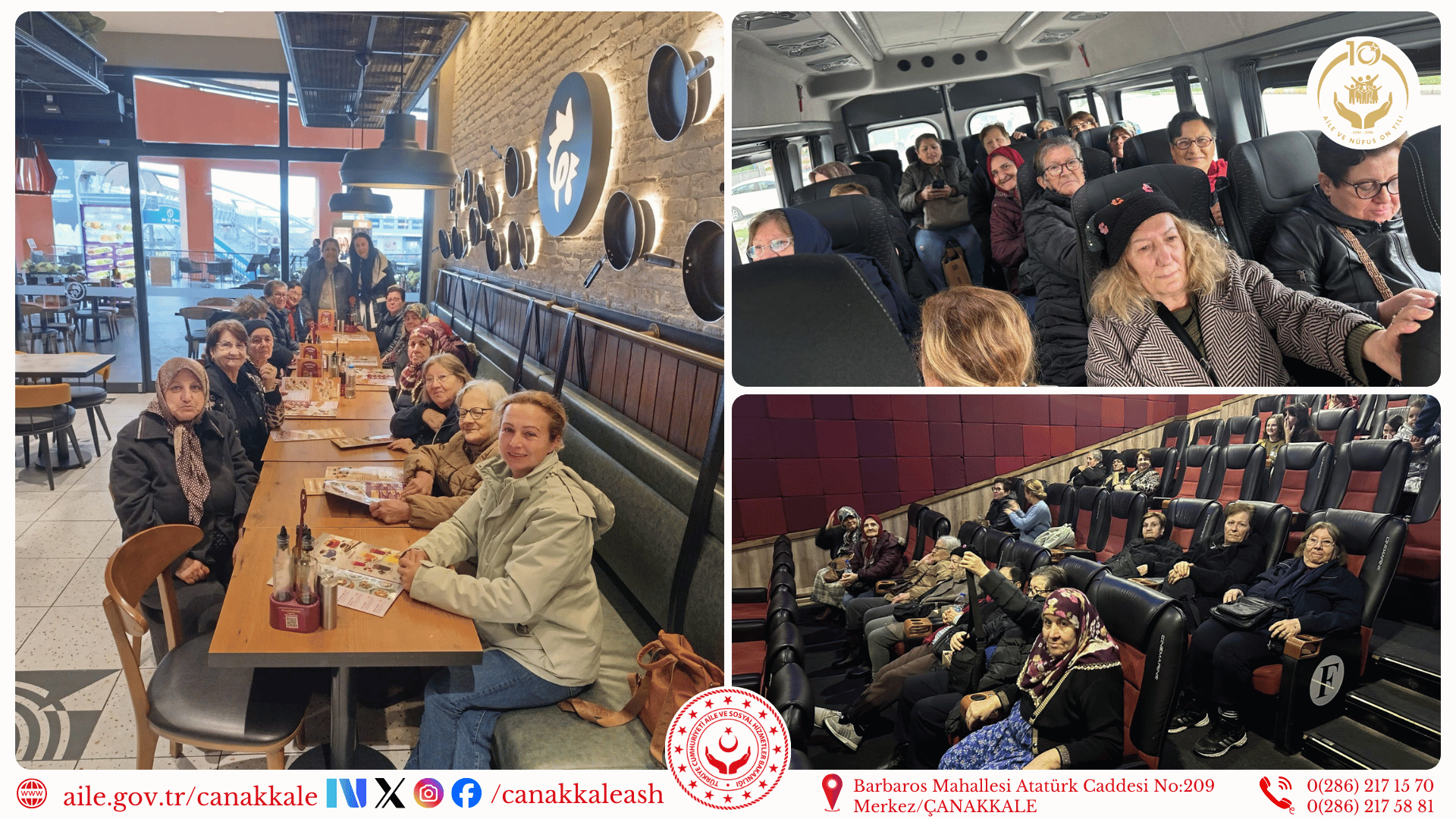 Huzurevi Sakinlerimiz İçin Edremit’te Sosyal ve Keyifli Bir Gün