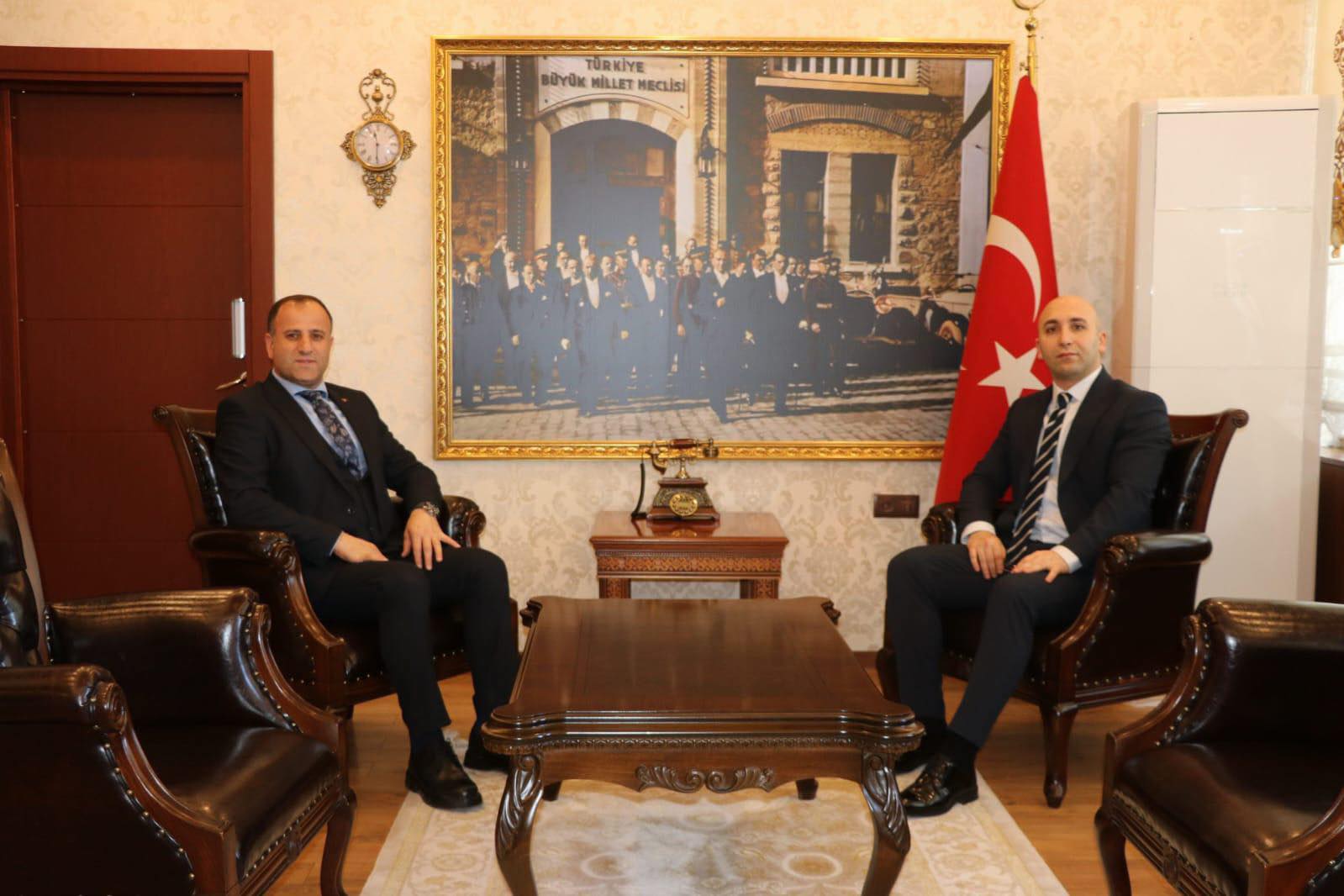 Ceylanpınar Kaymakamımızı Ziyaret Ettik.