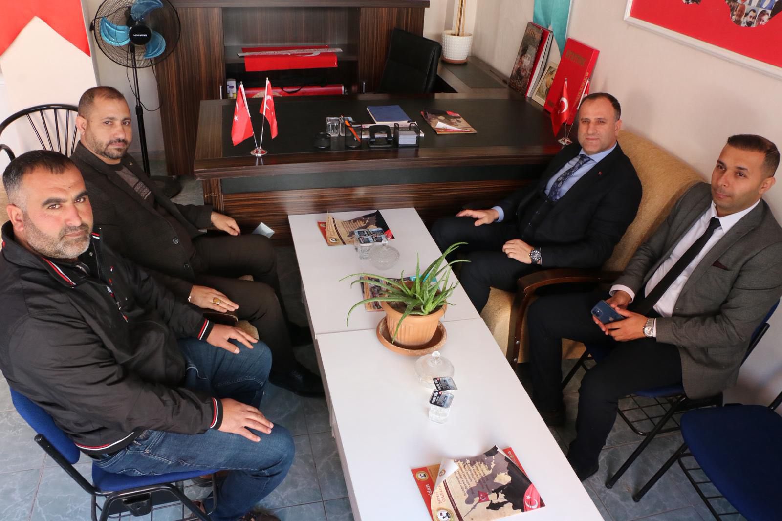 Şanlıurfa Şehit Yakınları ve Gaziler Derneği Ceylanpınar Şubesi’ni Ziyaret Ettik.