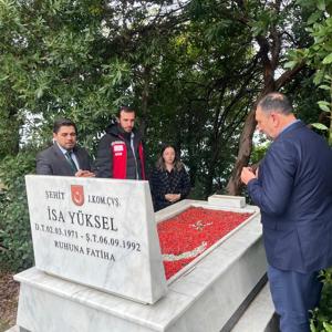 İl Müdürümüz Sayın Ender YANIK’tan Şehidimizin Kabrine Anlamlı Ziyaret - fotoğraf 1