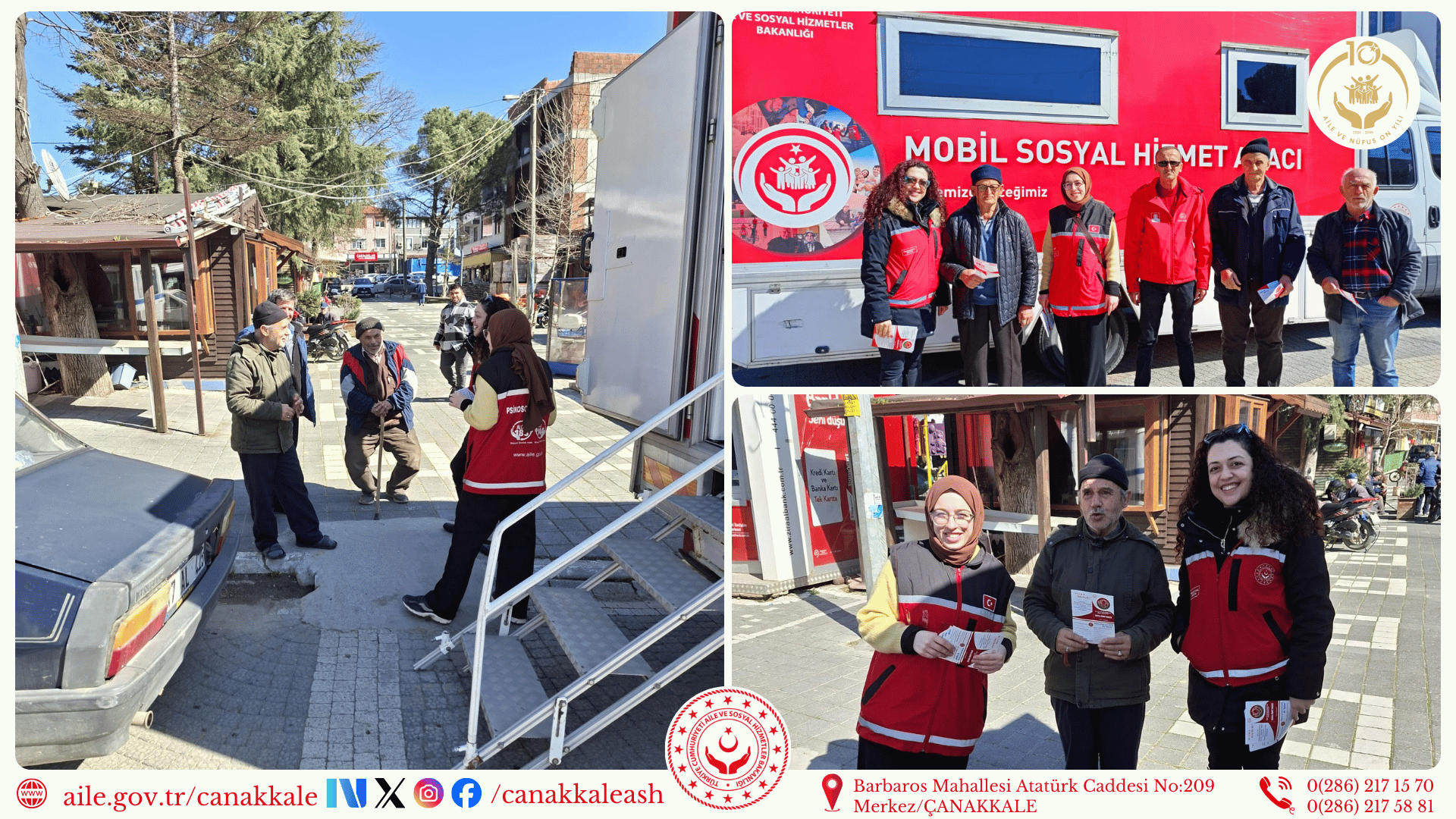 Mobil Sosyal Hizmet Aracımız Yenice ve Kalkım’daydı