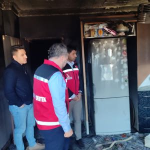 Bölüktepe Köyü’nde Meydana Gelen Yangın Sonrası Hane Ziyareti - fotoğraf 4