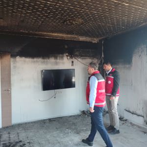 Bölüktepe Köyü’nde Meydana Gelen Yangın Sonrası Hane Ziyareti - fotoğraf 2