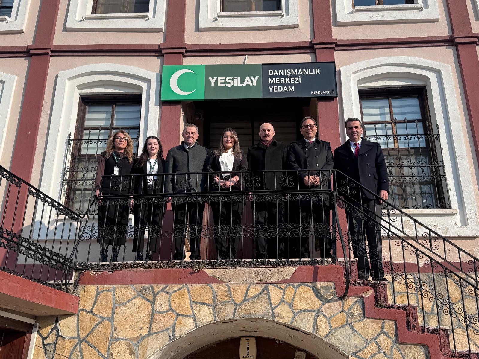 Yeşilay Haftası Kapsamında Yeşilay Kırklareli Şubesi’ne Ziyaret