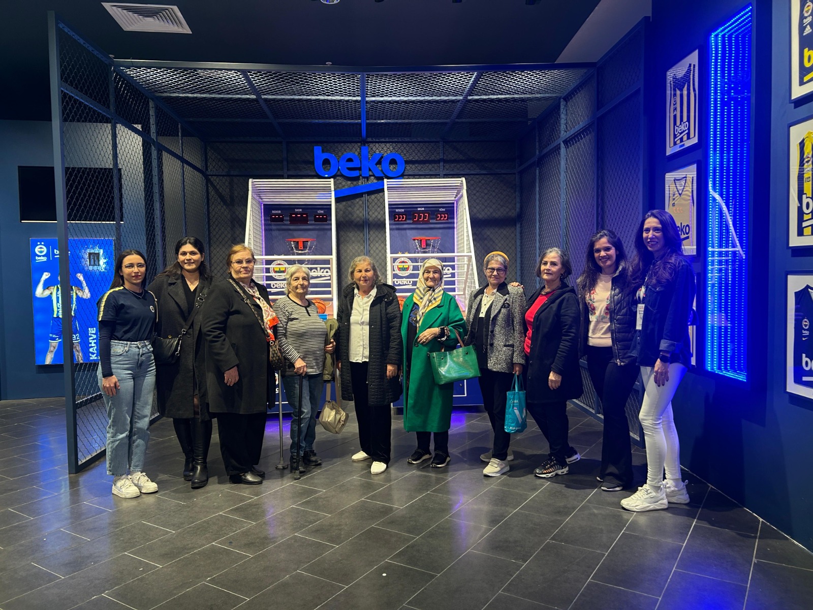 8 Mart Dünya Kadınlar Günü Kapsamında Maltepe Huzurevi Sakinleriyle Ülker Sports Arena’da Basketbol Müzesine Ziyaret Gerçekleştirildi