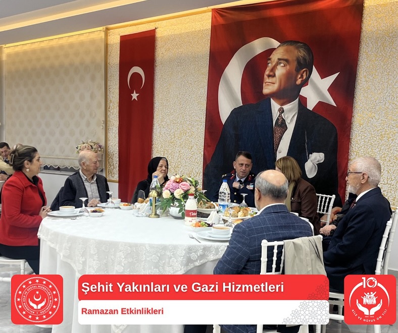 9’uncu Ana Jet Üs Komutanlığı’nda Şehit Ailelerimiz ve Gazilerimizle İftar Buluşması