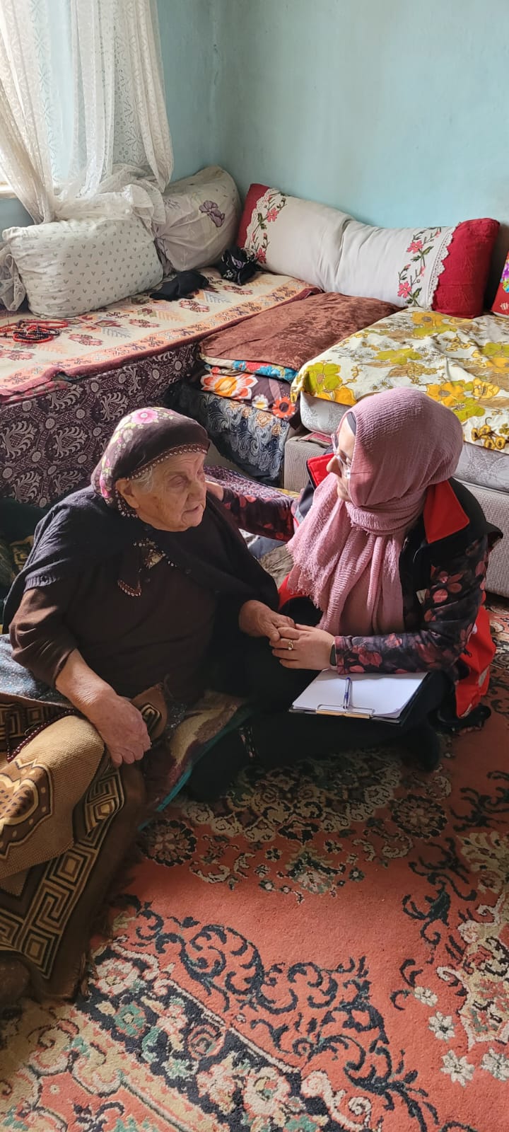 Dinar Sosyal Hizmet Merkezimiz Engelli ve Yaşlı Bireylerimize Hane Ziyaretlerine Devam Ediyor 