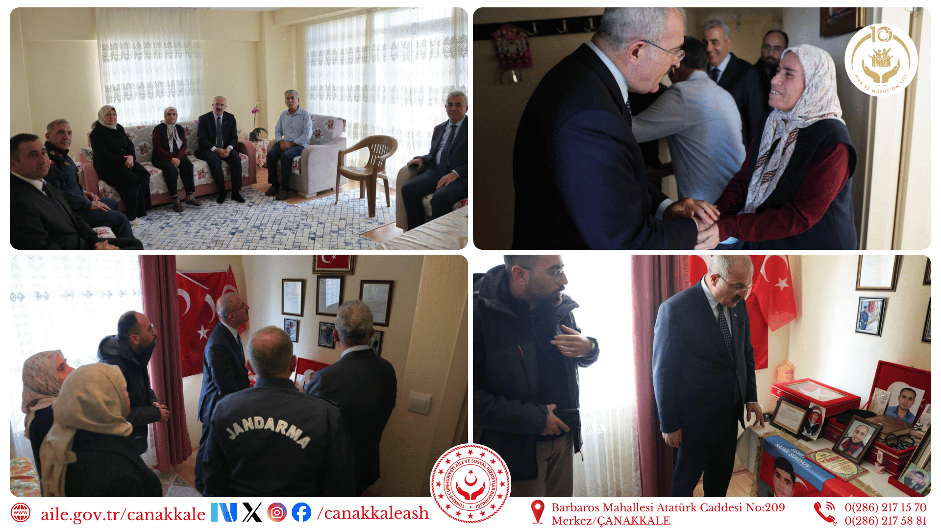 Şehit Annemize Anlamlı Ziyaret