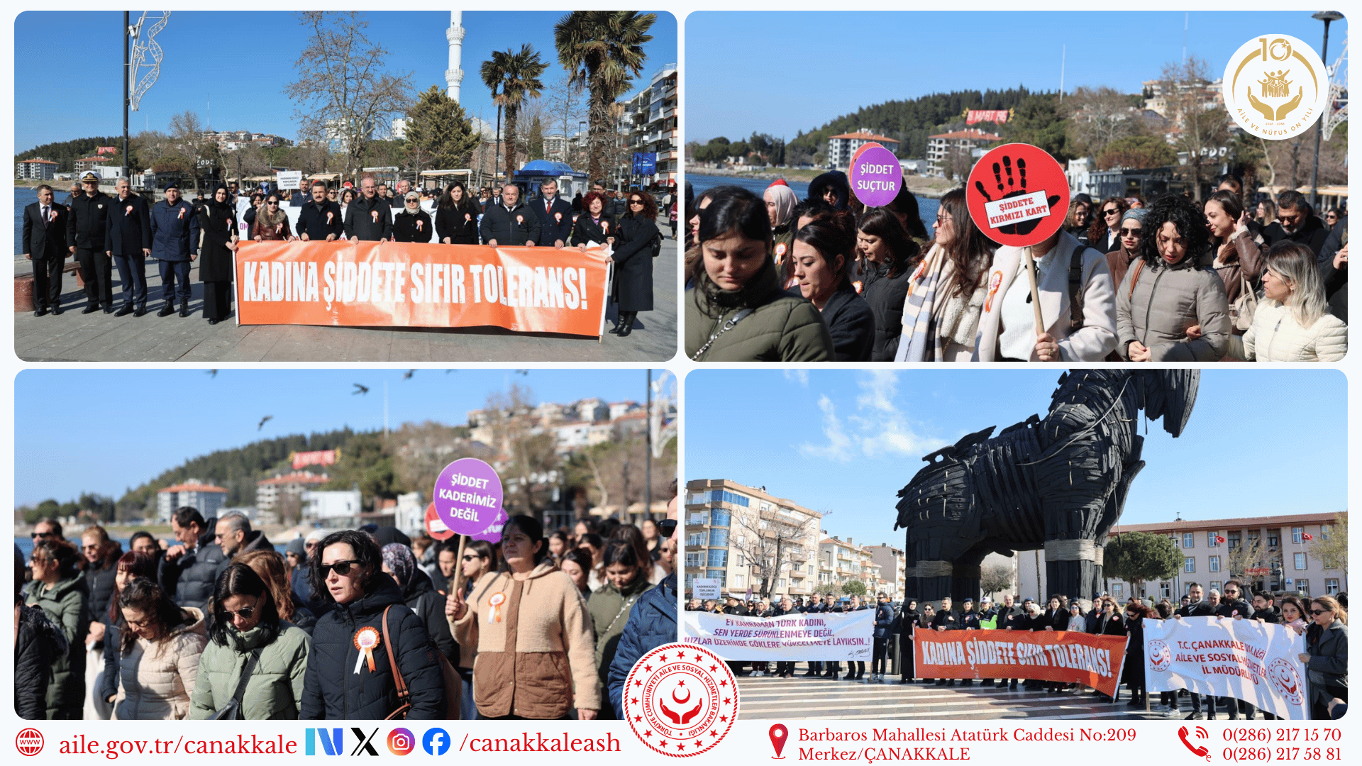 Kadına Yönelik Şiddete Karşı Farkındalık Yürüyüşü