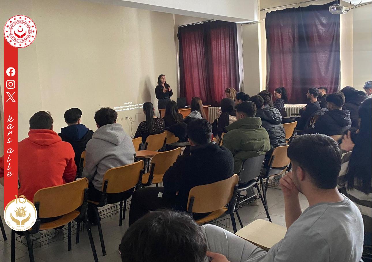 📍 Sarıkamış’ta Üniversite Öğrencilerine Farkındalık Eğitimi