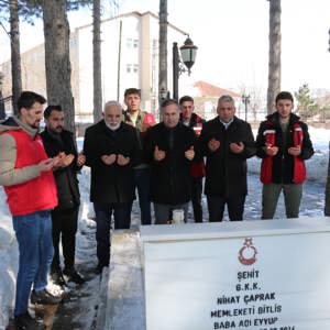 Bitlis’te Şehitlere Anlamlı Ziyaret - fotoğraf 1