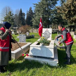 Düzce’de Şehit Kabirlerine Vefa: Temizlikleri, Bakım ve Onarım Tespitleri Yapıldı. - fotoğraf 3