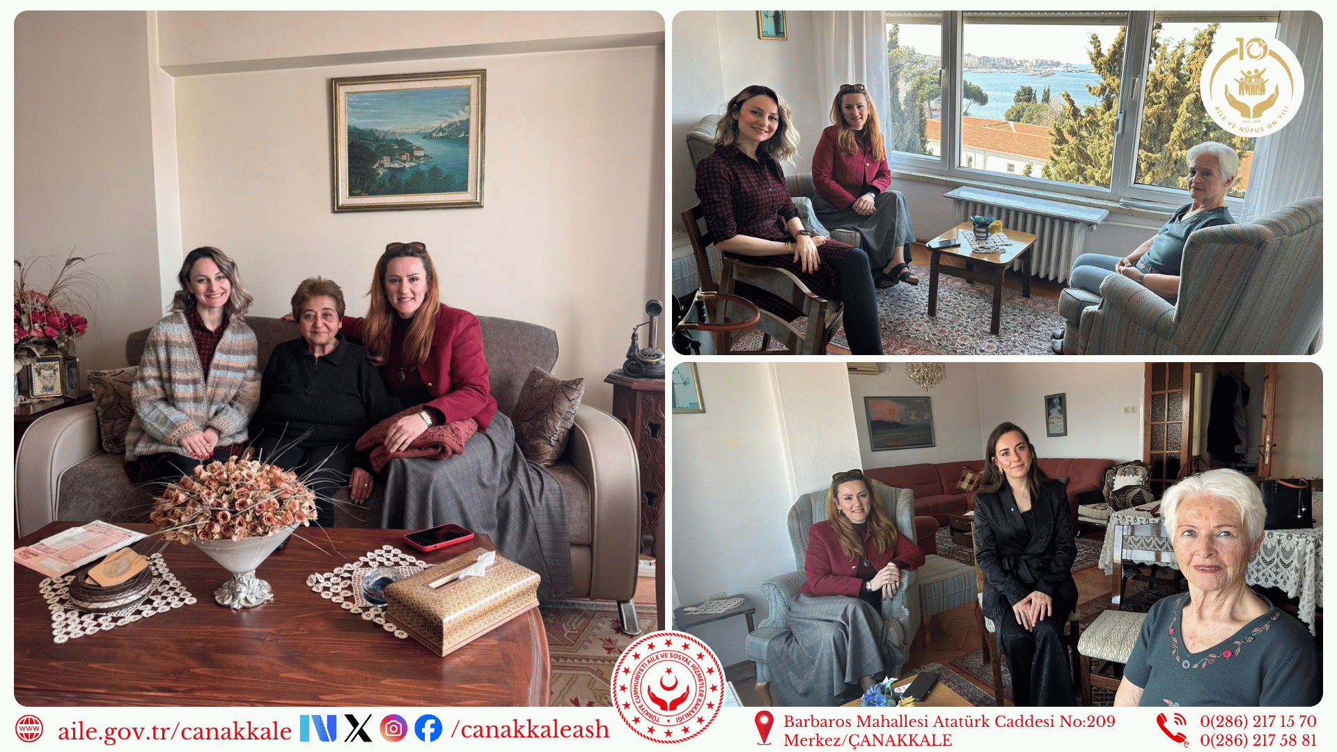 Bayram Öncesi Büyüklerimizin Kapısı Sevgiyle Çalındı