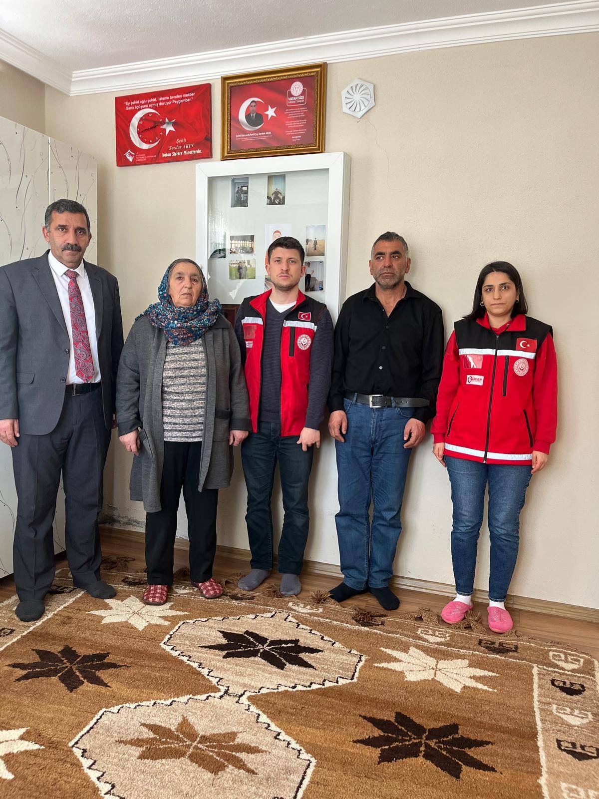 Şehidimiz Serdar Akın’ın Ailesine Ziyaret Gerçekleştirildi