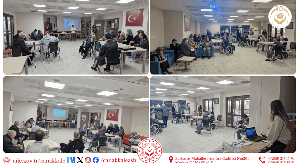 Çanakkale Huzurevinde Sağlık Eğitimi