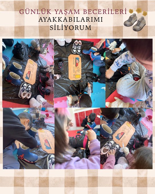 Etkinlik Adı:Ayakkabılarımı temizliyorum