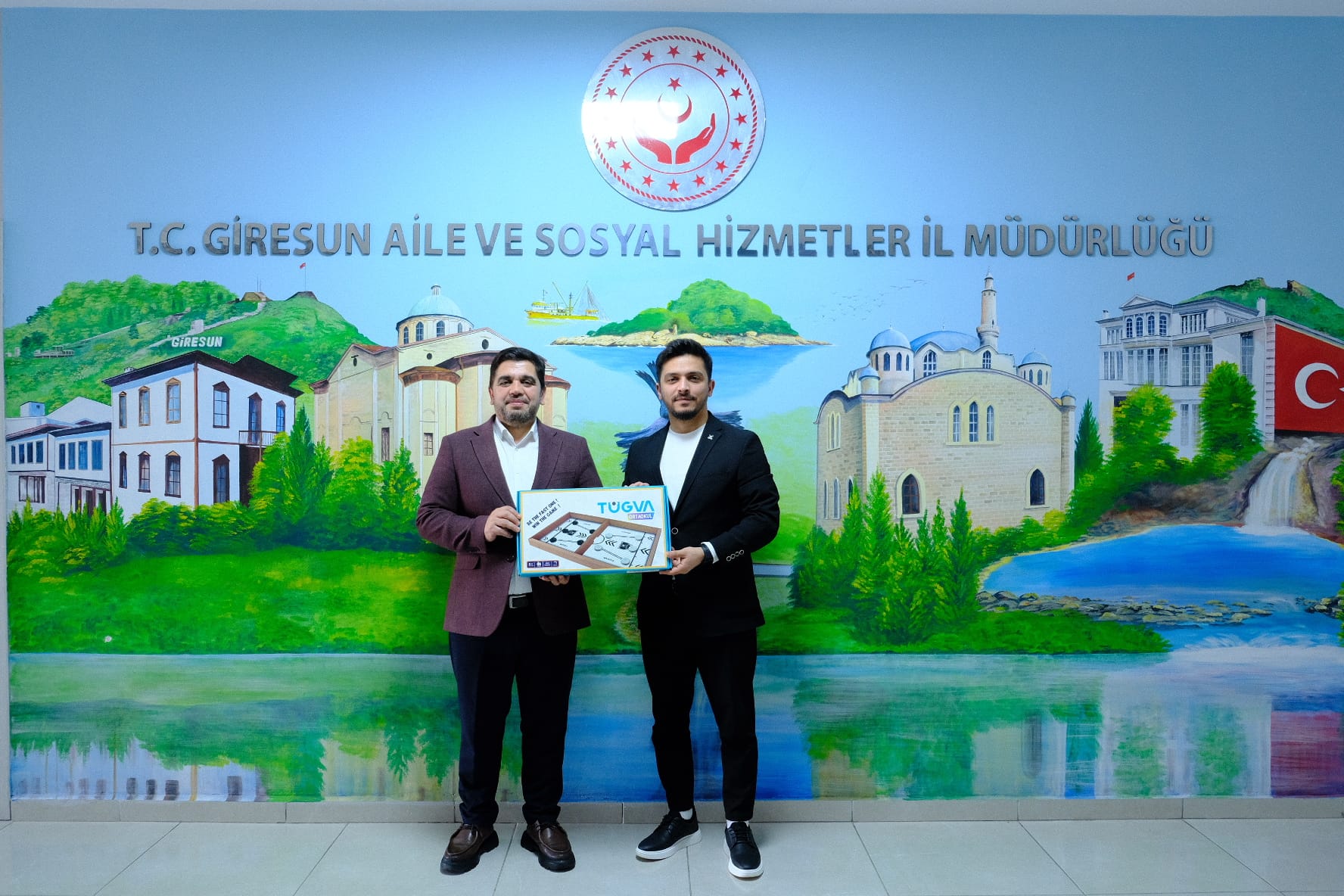 TÜGVA Giresun İl Başkanı Mümtaz AYDIN’dan İl Müdürü Ender YANIK’a Ziyaret