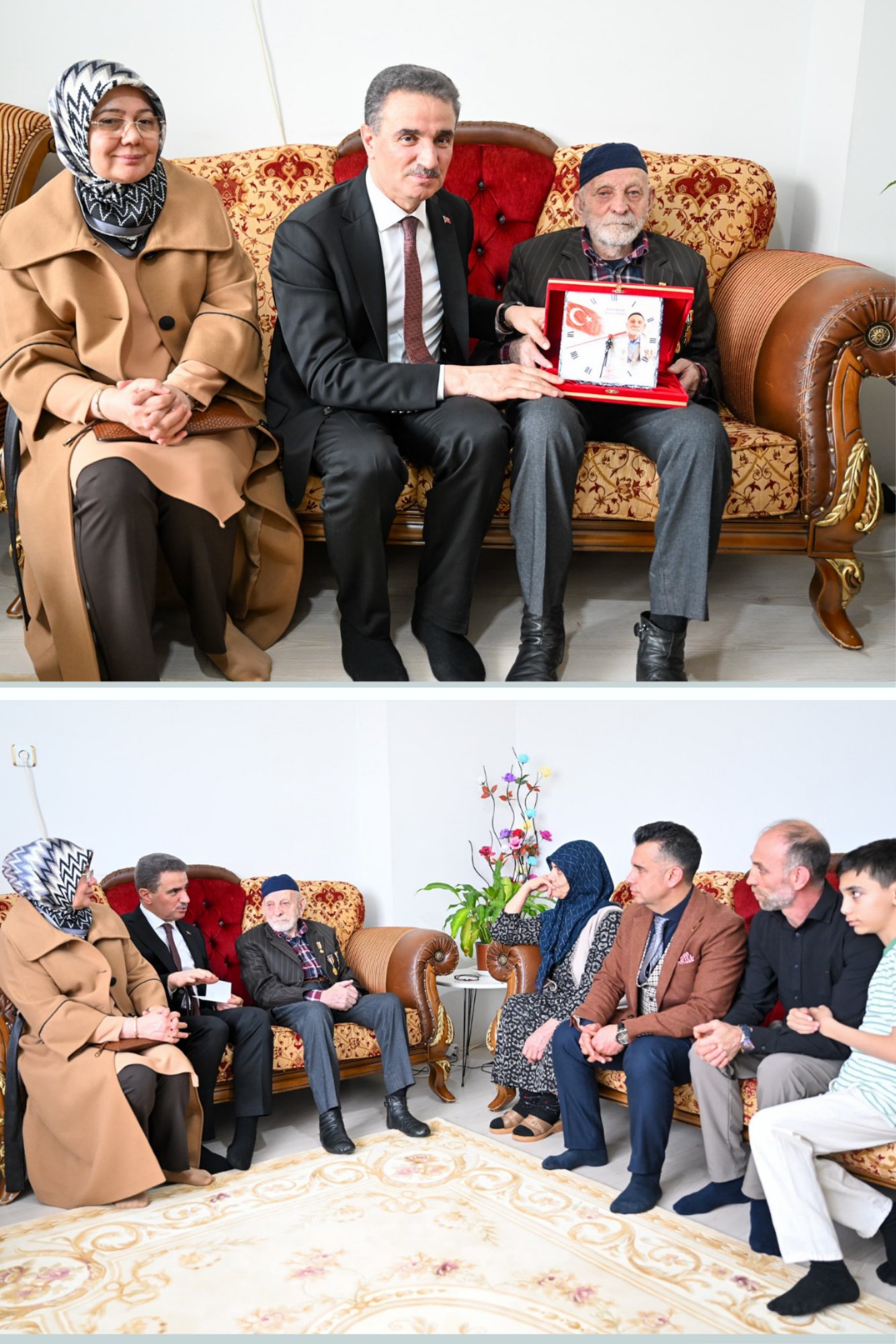 Kore Gazisi Recep Kekeç’e Gerçekleştirilen Ziyaret