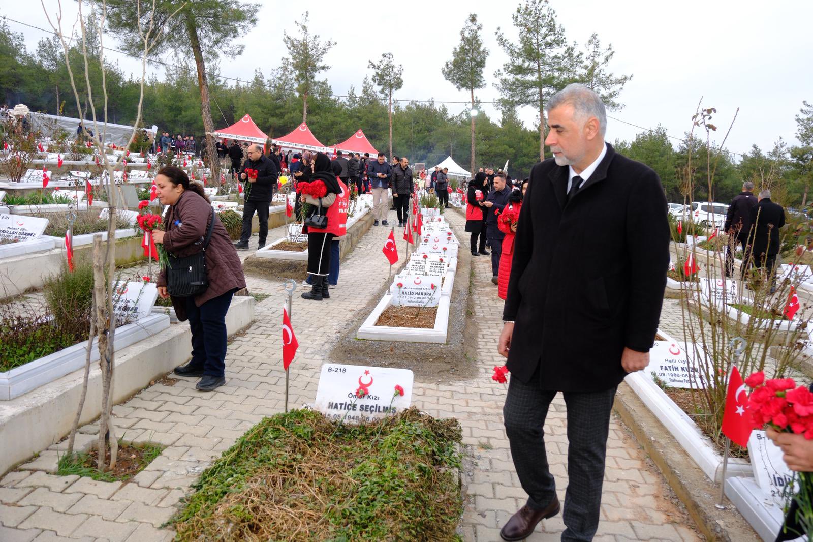 6 Şubat Depremlerinin 3. Yıl Dönümünde Deprem Şehitlerimiz Dualarla Anıldı