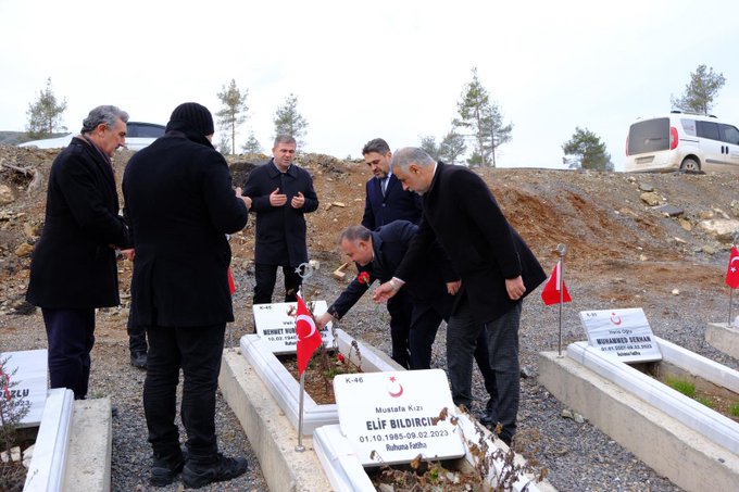 İl Müdürümüz Emre Çalğan’dan Deprem Şehidimize Kabir Ziyareti