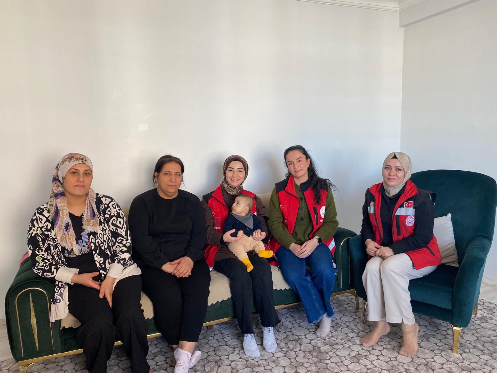 Pazarcık’ta Deprem Şehitlerimizin Ailelerine Gönül Köprüsü