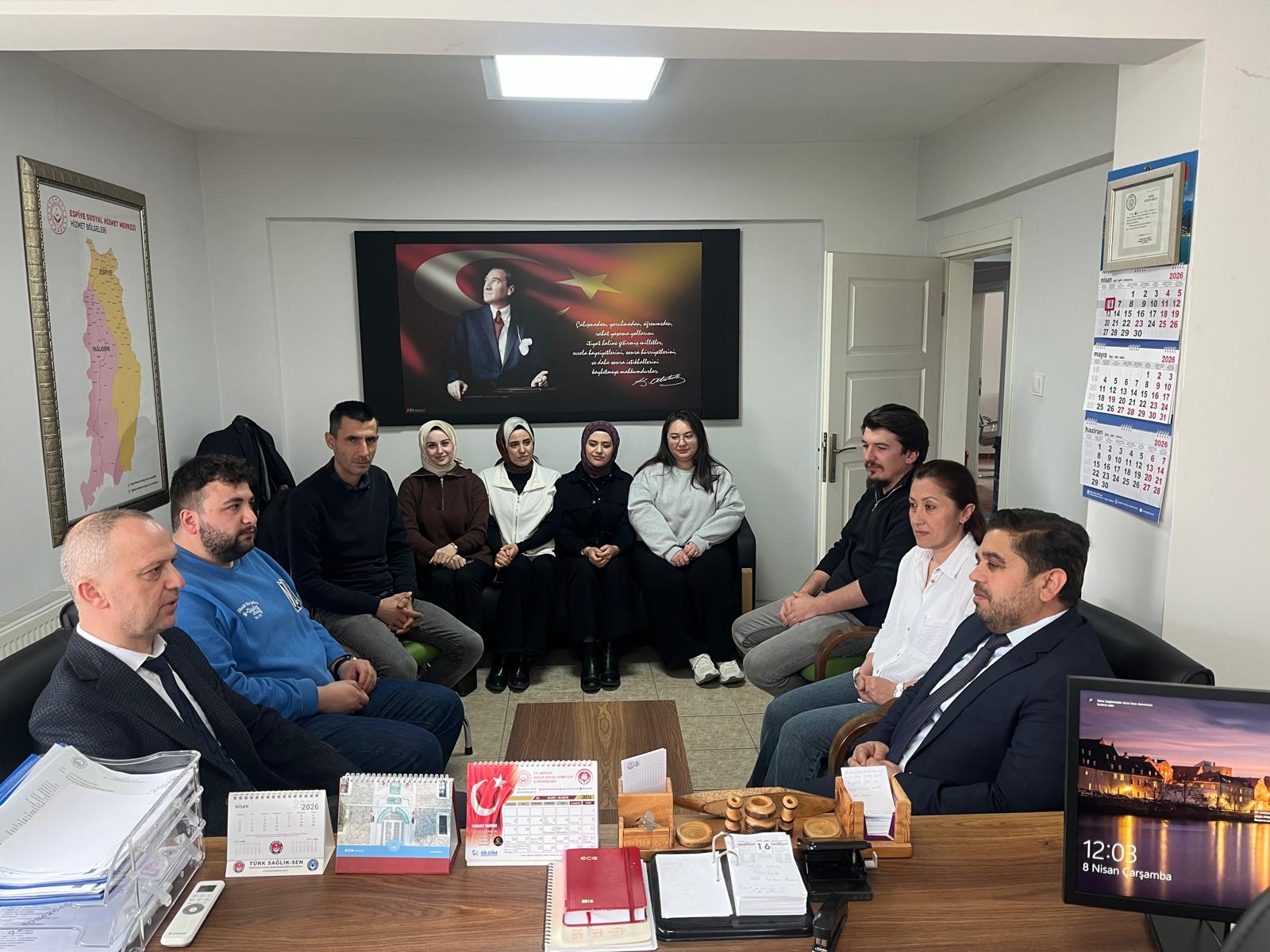 Espiye Sosyal Hizmet Merkezi Müdürlüğüne Ziyaret