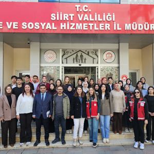 Siirt Üniversitesinden Müdürlüğümüze Anlamlı Ziyaret - fotoğraf 1