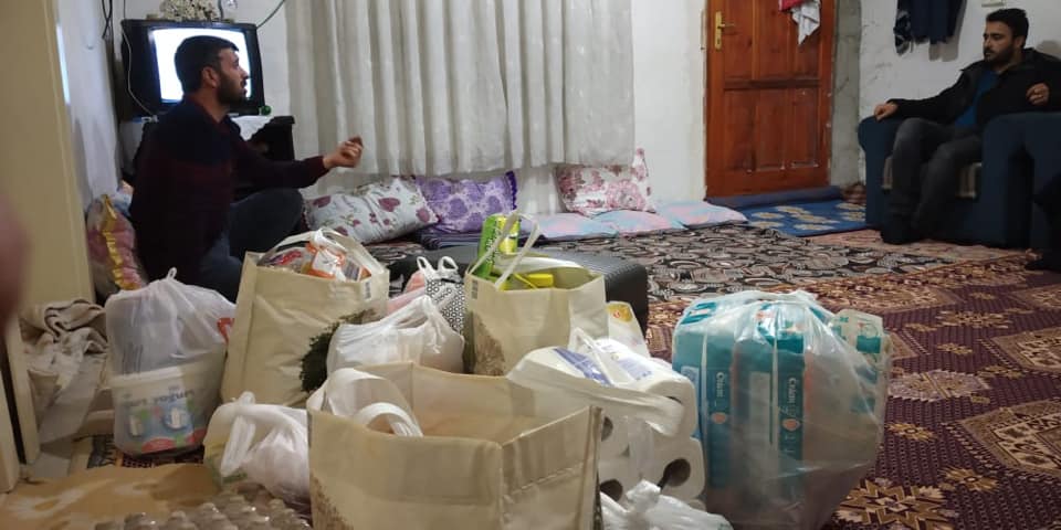 Gönül Elçilerinden Mağdur Aileye Destek