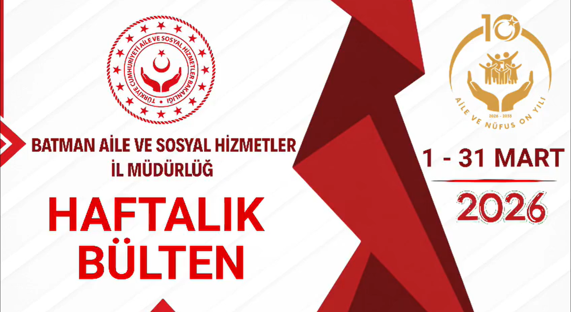 Haftalık Bülten 01 Mart - 31 Mart 2026