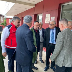 İl Müdürümüz Sayın Tolga Nacar, Çalışma ve İş Kurumu İl Müdürü Hacı Akkoyunlu ve Sosyal Güvenlik Kurumu İl Müdürü Soner Doğan ile birlikte Kadirli ilçesinde meydana gelen sel felaketinden etkilenen bölgelerde incelemelerde bulunmuştur. - fotoğraf 3