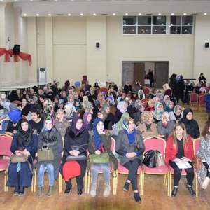 Öğretmen evi Konferans Salonunda 400 kadına kadın Kooperatifçiliği ve Finansal Okuryazarlık hakkında bilgilendirme yapılmıştır. - fotoğraf 2