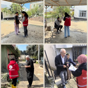 Kadirli ilçemizde yaşanan sel felaketi sonrasında, Kadirli Sosyal Hizmet Merkezi personellerimiz tarafından afet sonrası psikososyal destek hizmeti sunulmaya devam etmektedir. - fotoğraf 2