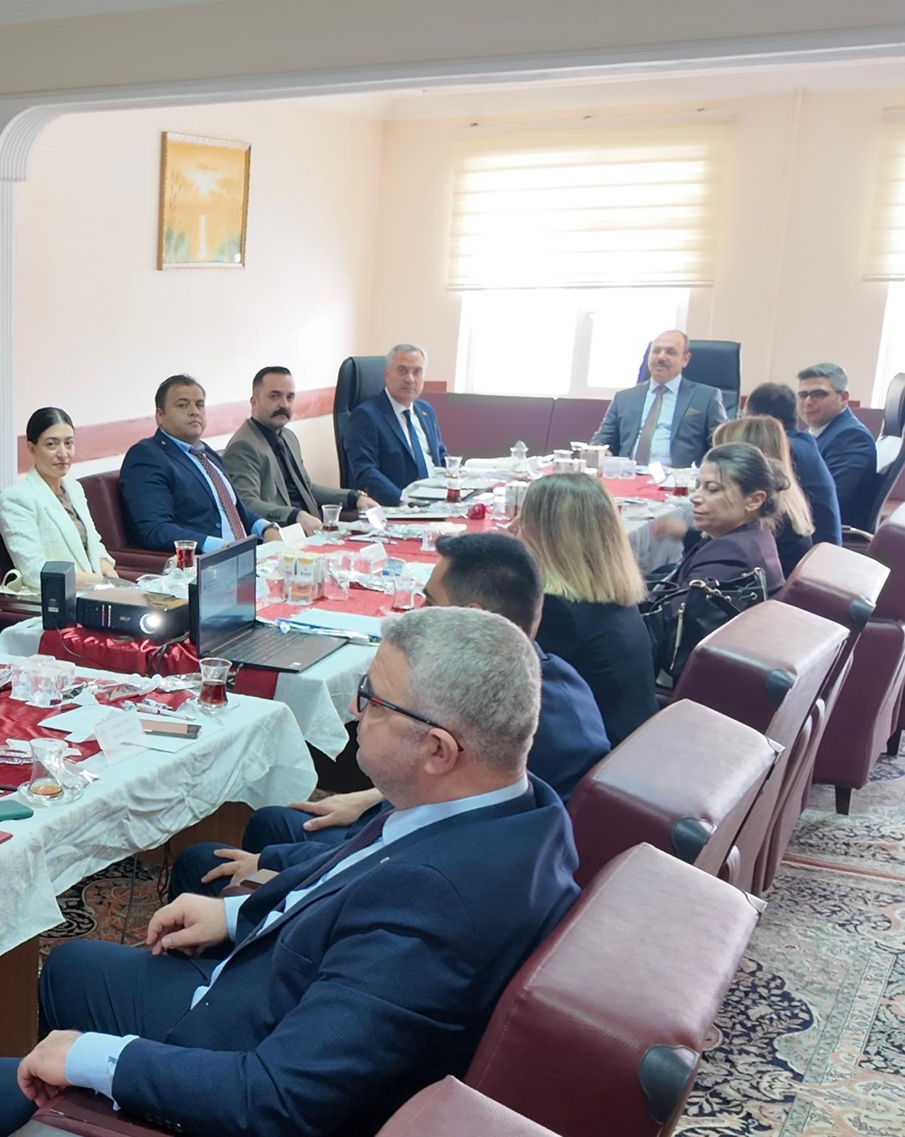 İl Müdürümüz Nurettin ULAŞ Başkanlığında Kuruluş Müdürleri Toplantısı Gerçekleştirildi