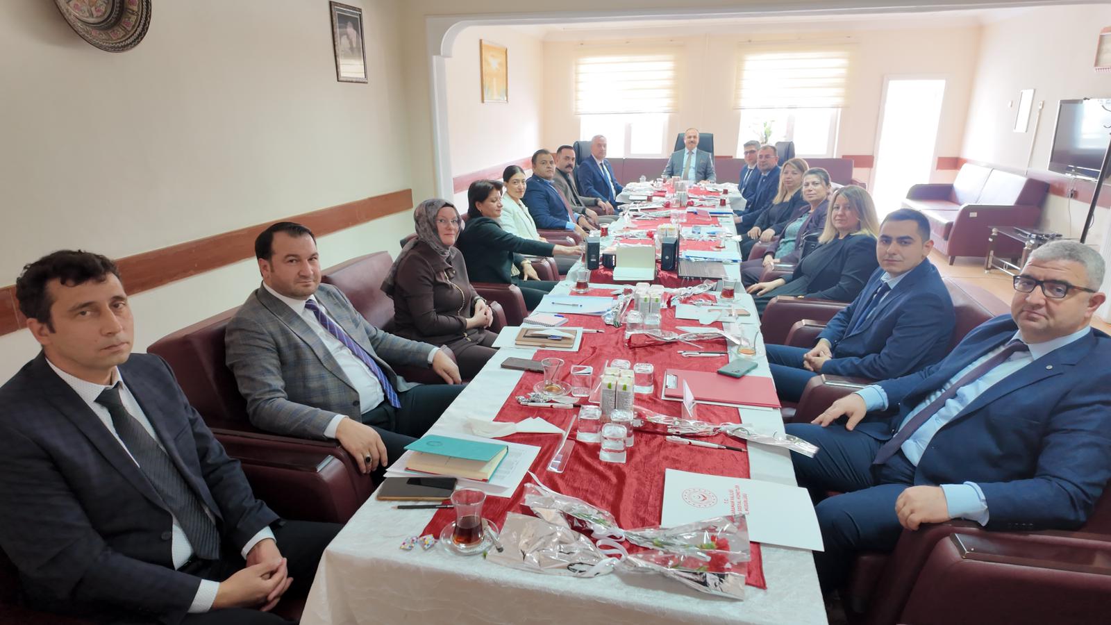 İl Müdürümüz Nurettin ULAŞ Başkanlığında Kuruluş Müdürleri Toplantısı Gerçekleştirildi