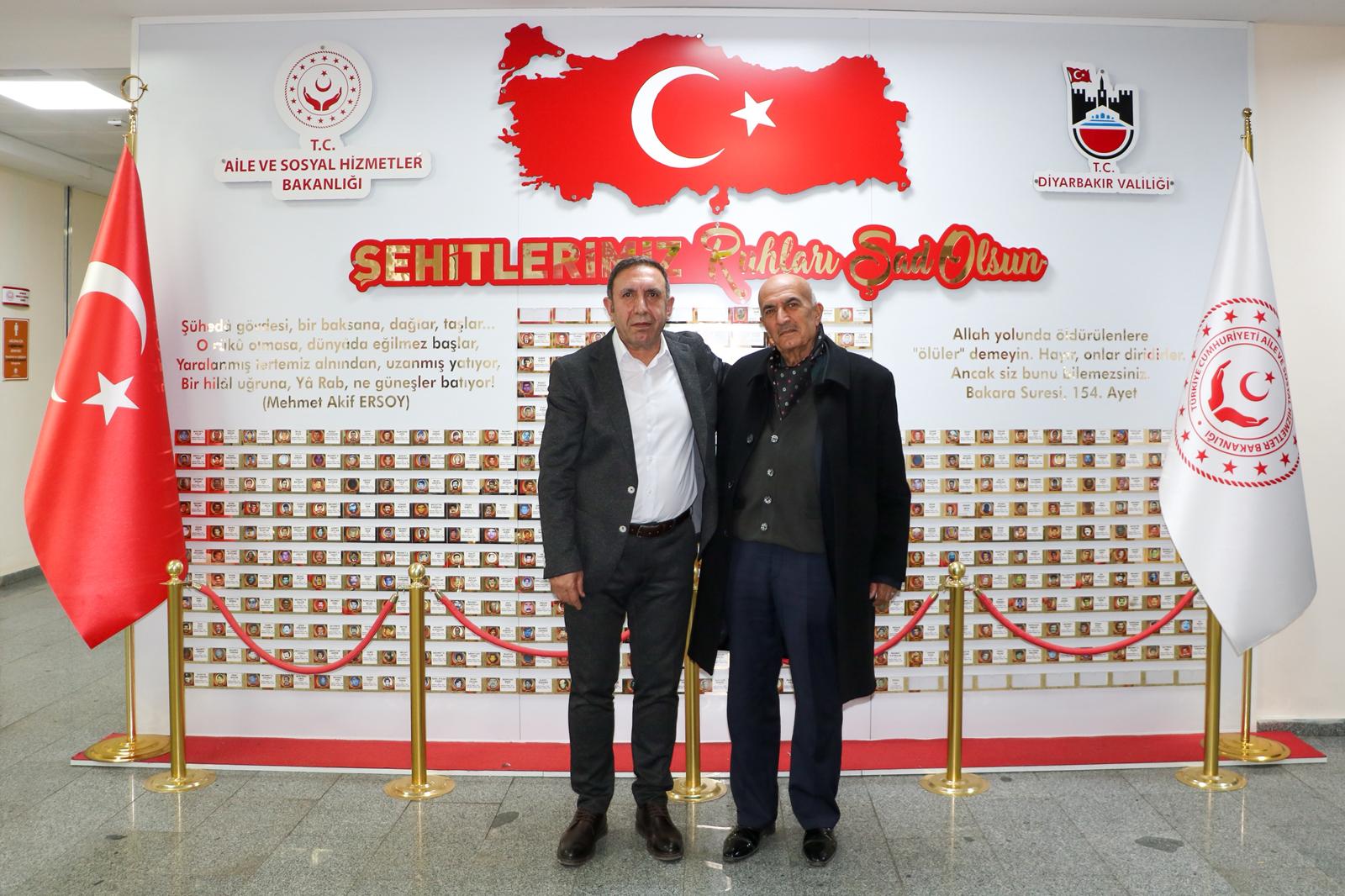 Diyarbakır Gazi ve Şehit Aileleri Vakfı’ndan İl Müdürümüze Ziyaret