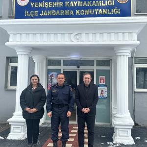 İl Müdürümüzden Yenişehir İlçe Jandarma Komutanlığı’na Ziyaret - fotoğraf 1