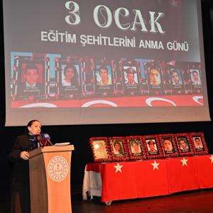 Başlık: 3 Ocak Eğitim Şehitleri Anma Günü Programı Gerçekleştirildi - fotoğraf 1