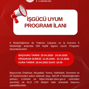 200 Kişilik İşgücü Uyum Programı Başvuruları Başladı - fotoğraf 1
