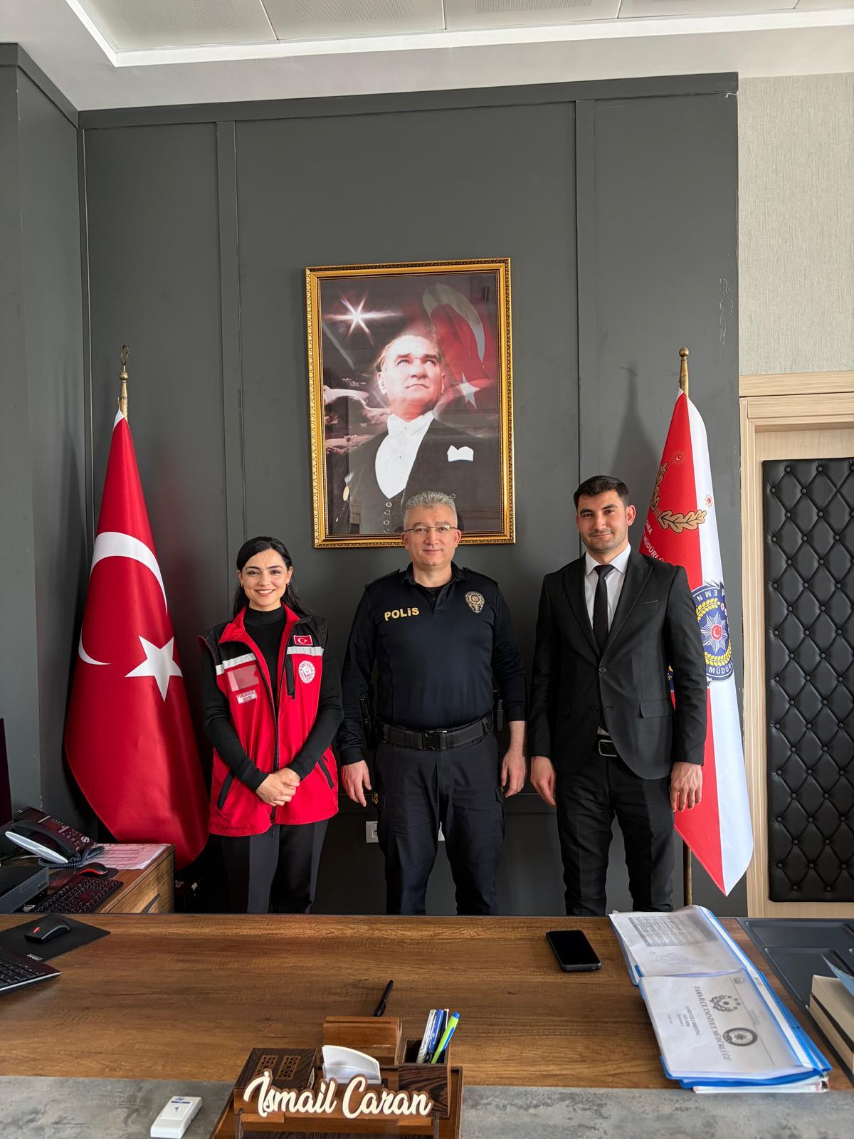 Zara İlçe Emniyet Müdürlüğüne Ziyaret