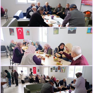 Aile ve Sosyal Hizmetler İl Müdürlüğü Gündüz Bakım ve Aktif Yaşam Merkezinde hizmet alan yaşlılarımızla birlikte, Kutlu Doğum Haftası münasebetiyle Mevlid-i Şerif programı düzenlenmiştir.  - fotoğraf 1