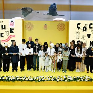 Emine Erdoğan Hanımefendi ve Bakanımız Göktaş, Rami Çocuk ve Sanat Bienali'nin açılışına katıldı - fotoğraf 2