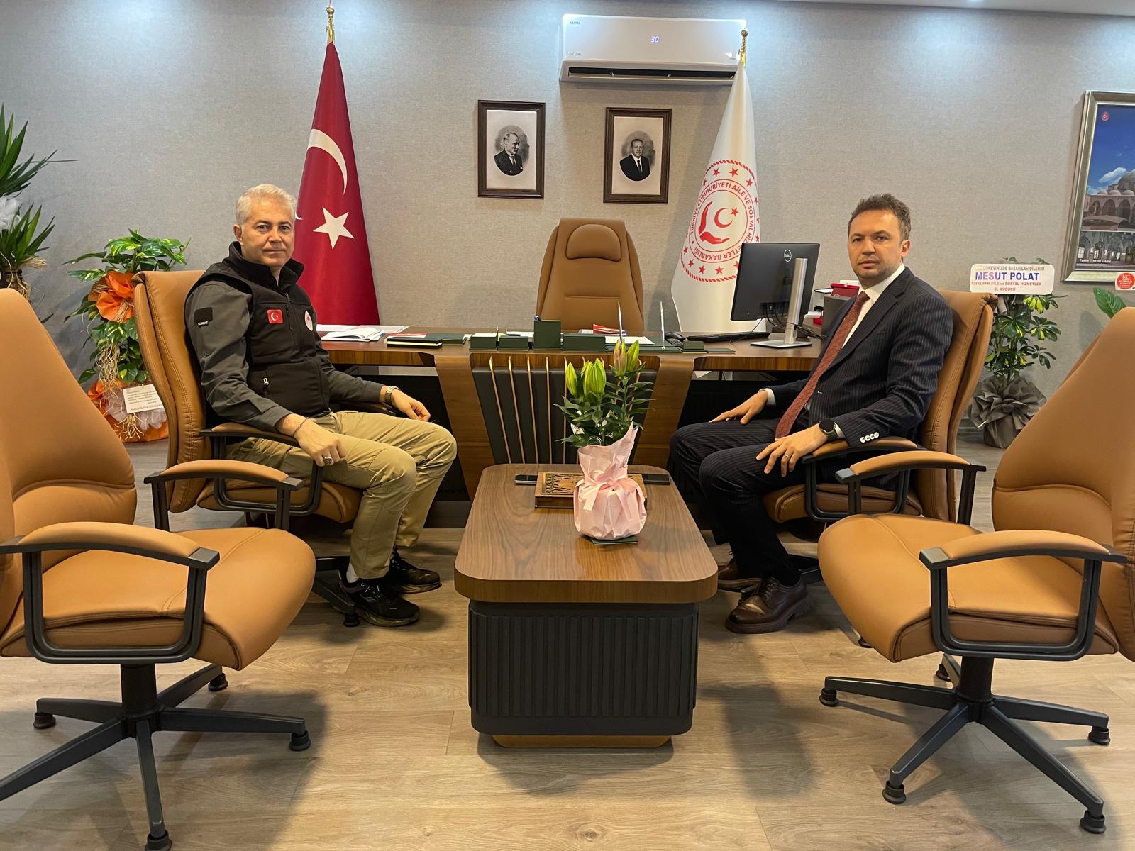 Kilis İl Tarım ve Orman İl Müdürü Sayın Levent Küçük’ü İl Müdürlüğümüzde ağırladık.